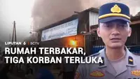 Kompor Menyambar Bensin Eceran Picu Kebakaran, Tiga Orang Terluka