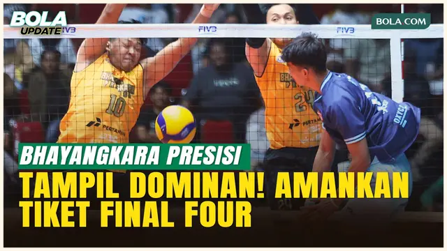 Bhayangkara Presisi Tampil Perkasa Menang Telak 3-0, Amankan Tiket Final Four