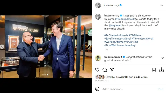 Irwan Mussry dan Frederic Arnault