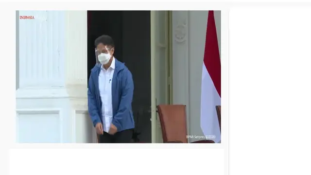 Reshuffle kabinet, Presiden Jokowi dan Wapres Ma'ruf Amin umumkan menteri baru di Istana Kepresidenan Jakarta