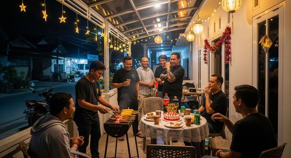8 Desain Teras Sempit Tapi Luas untuk Acara BBQ Malam Tahun Baru 2026