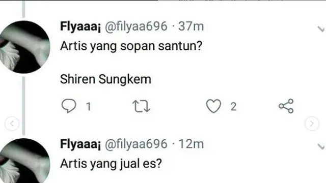 tebak-tebakan penyanyi (foto: Twitter)
