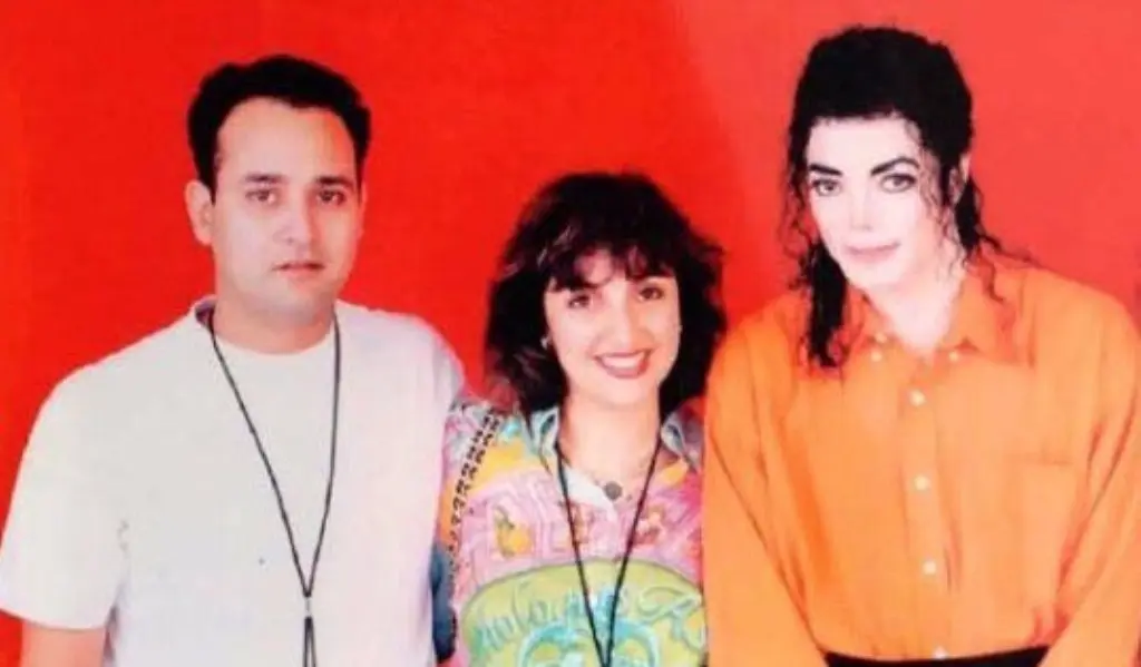 Irwan Mussry bersama Michael Jackson (Foto: Instagram)