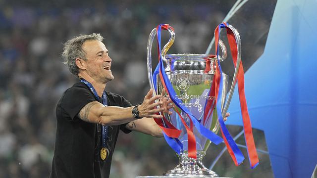 Pelatih PSG, Luis Enrique