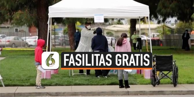 VIDEO: California Buka Fasilitas Uji Coba Corona Gratis