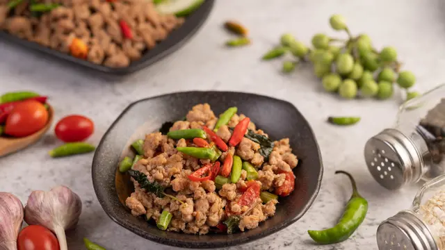 5. Tumis Tempe Kacang Panjang