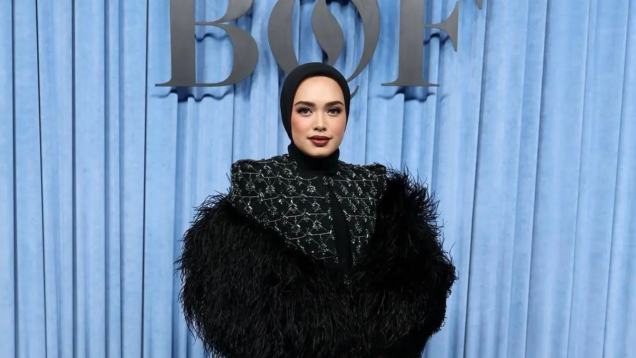 Potret Linda Anggrea saat menghadiri BOF 500 Class of 2025