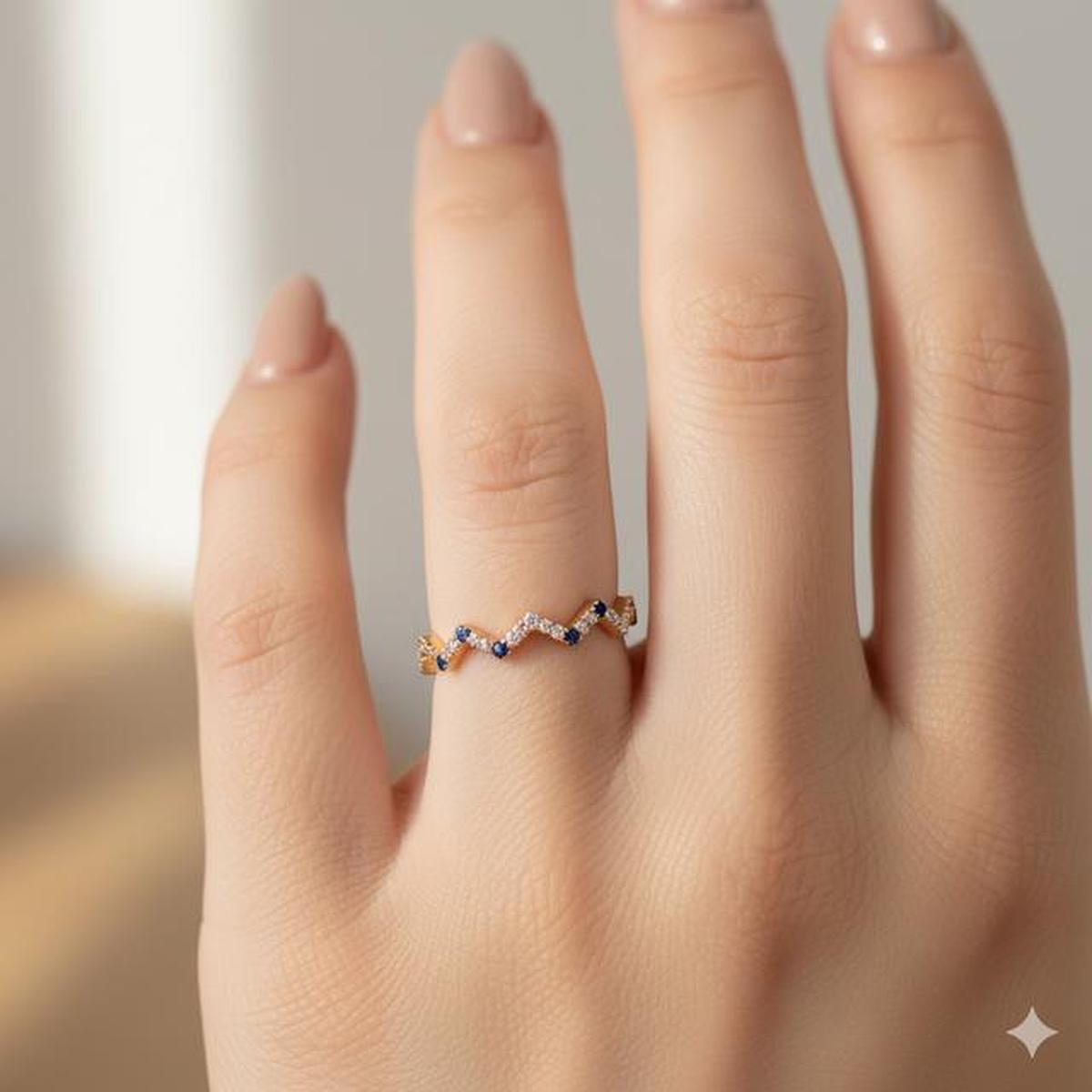 7 Cincin Model Zigzag yang Sedang Tren, Desain Unik untuk Gaya Elegan 2025