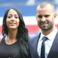 Aurah Ruiz (kiri) dan eks bintang Real Madrid Jese Rodriguez (elbalonrosa)