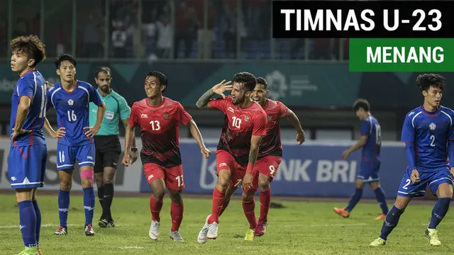 Berita Video Terpopuler 2018.Highlights Sepak Bola Putra, Chinese Taipei Vs Timnas Indonesia 0-4