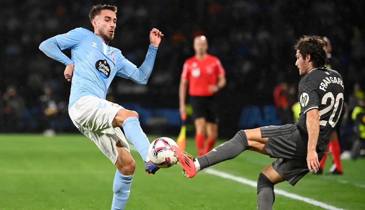 Real Madrid menang 2-1 atas Celta Vigo. (MIGUEL RIOPA/AFP)