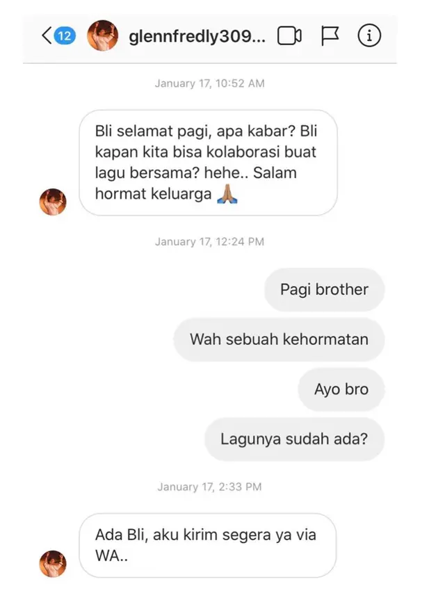 Glenn Fredly dan Jerinx SID