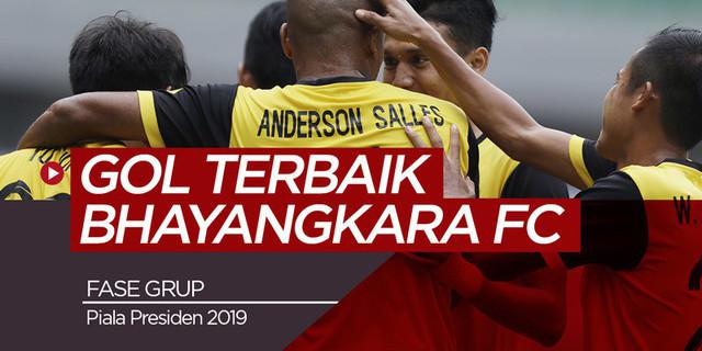 VIDEO: 3 Gol Terbaik Bhayangkara FC di Fase Grup Piala Presiden 2019