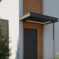 Gambar Model Depan Rumah Minimalis Pintu Utama Menghadap Samping/ Ilustrasi AI