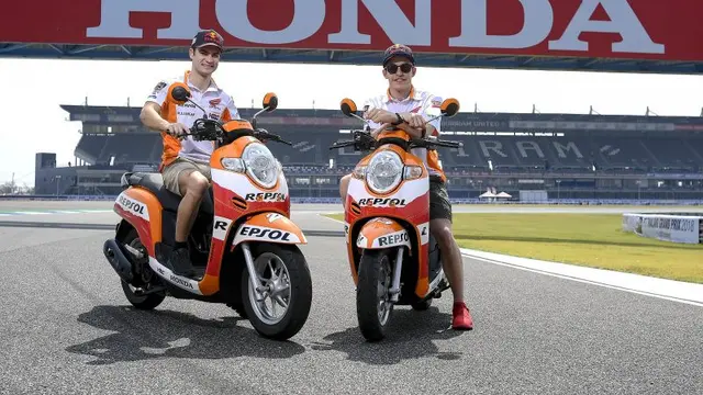 Marq Marquez dan Dani Pedrosa jajal Sirkuit International Buriram, Thaliand