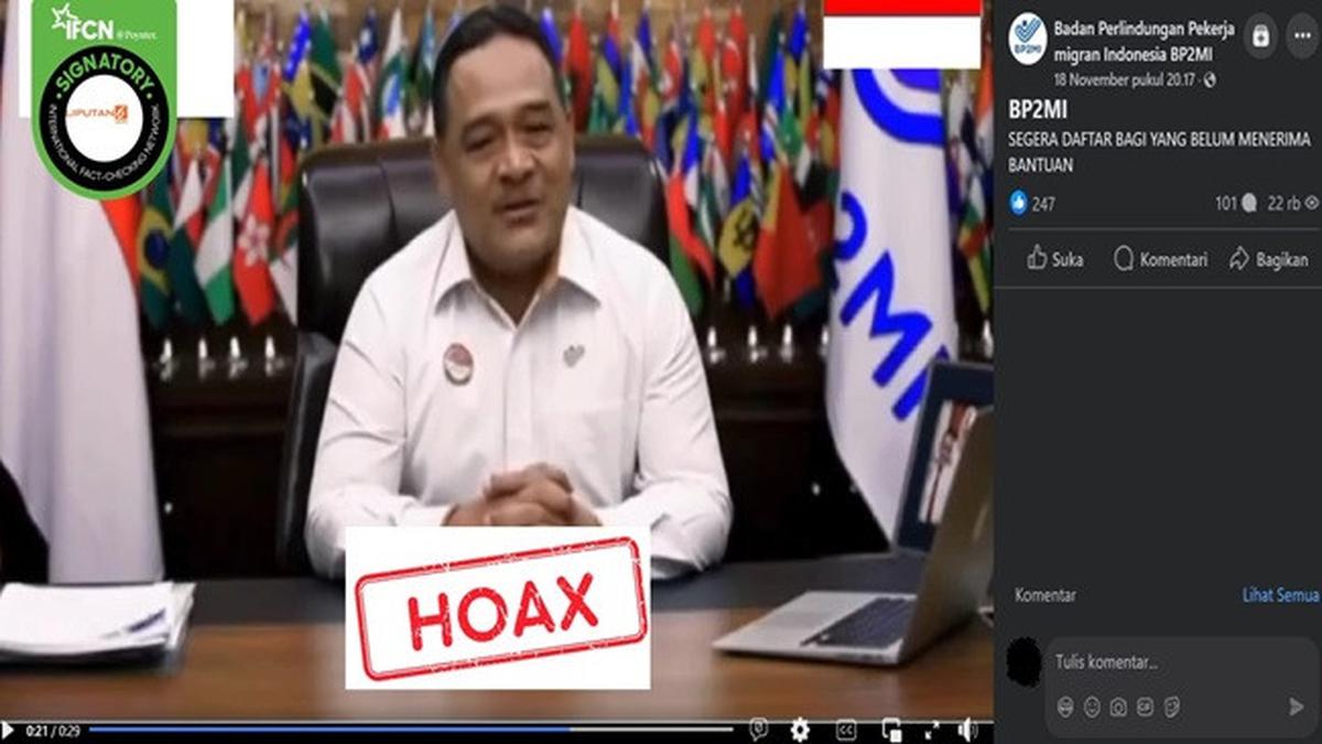 Hati-hati Hoaks Bantuan Ratusan Juta untuk TKI, Ini Faktanya