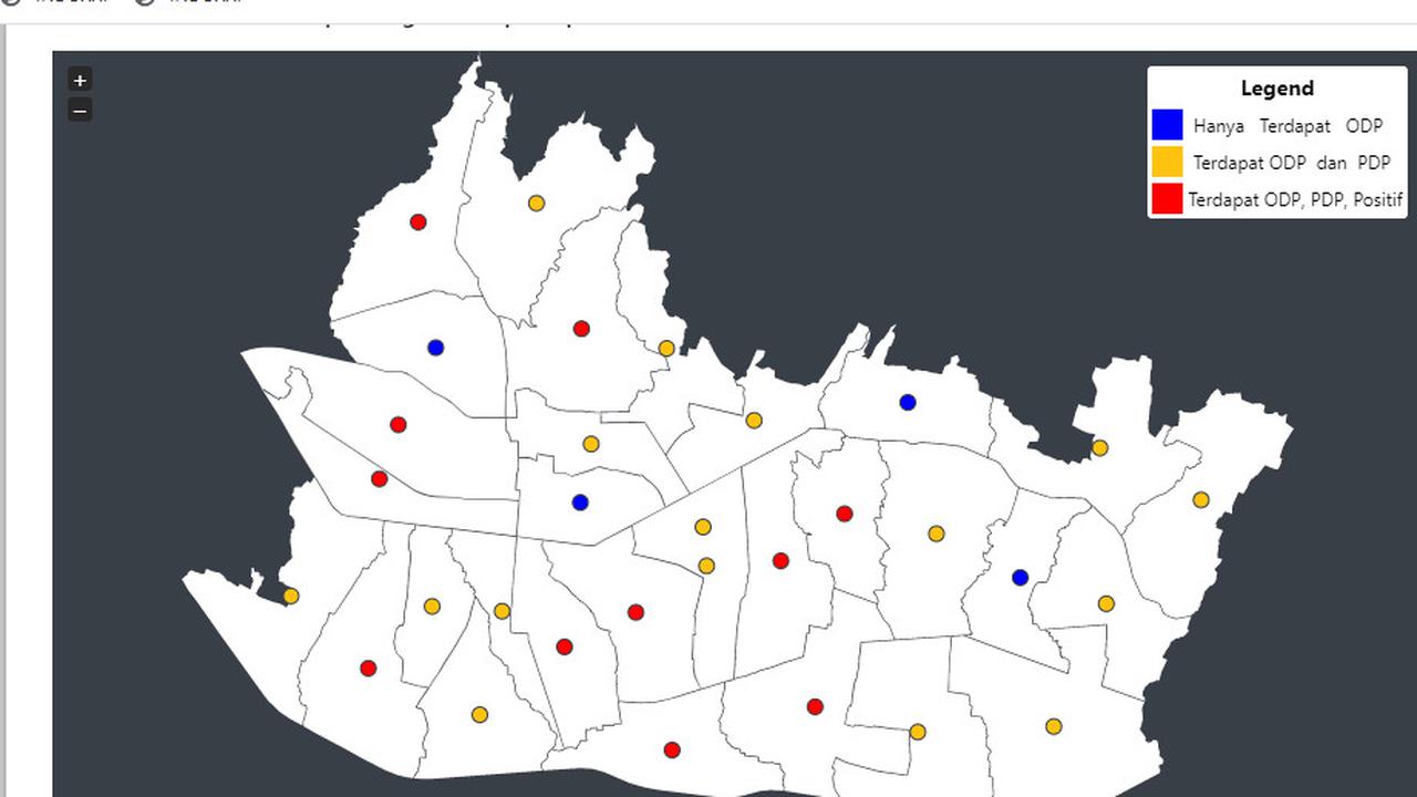 Pemkot Rilis Peta Sebaran Pandemi COVID-19 di Bandung