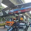 Pengakuan Sopir Truk Angkut Alat Berat Tersangkut JPO Tendean