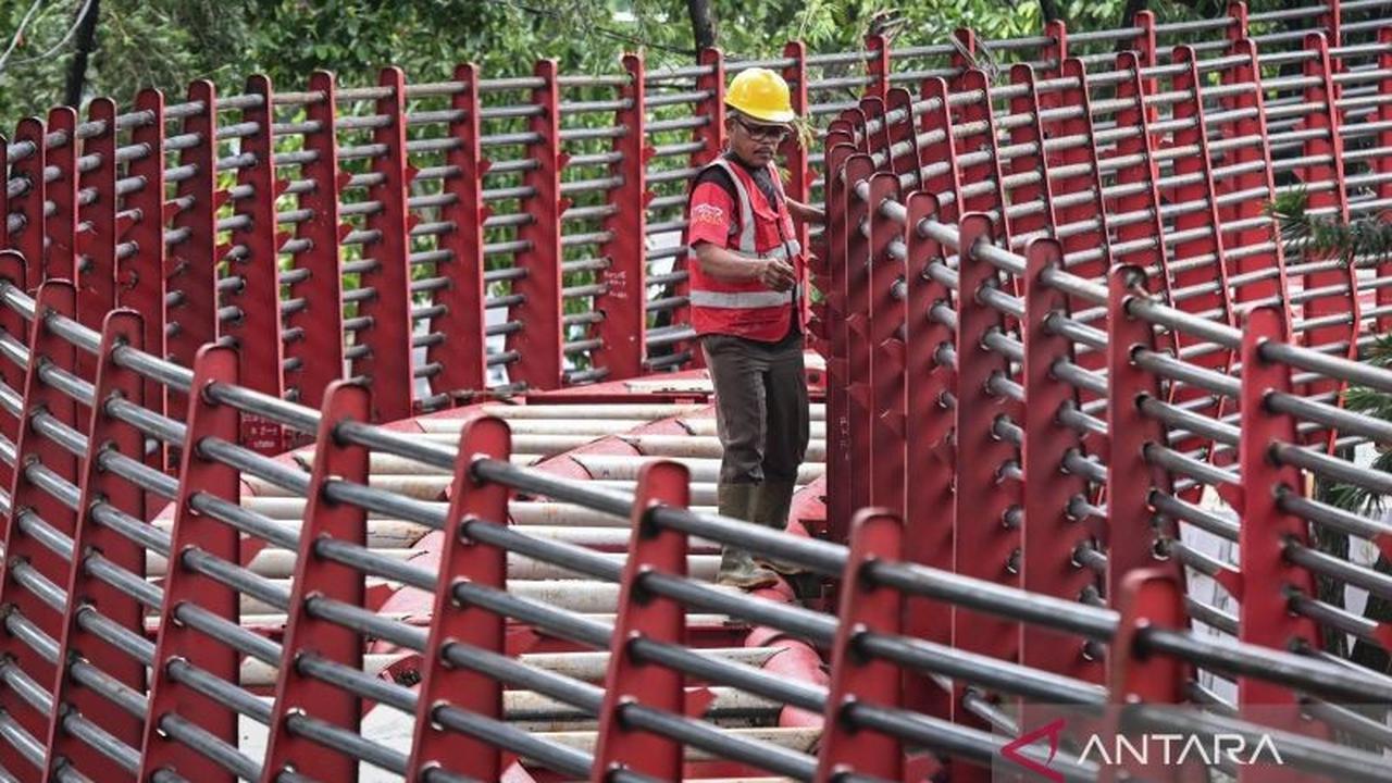 Pembangunan Taman Bendera Pusaka Jakarta Capai 77 Persen, Siap Diresmikan Februari 2026