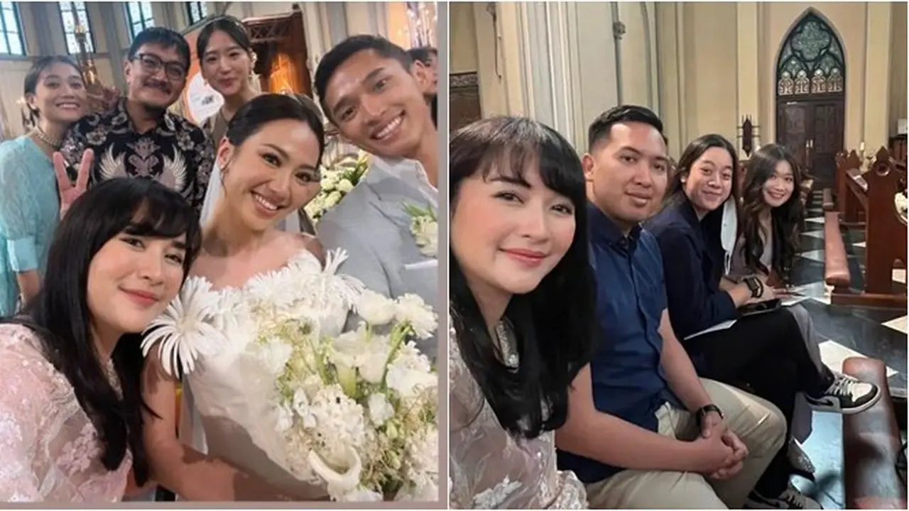 6 Potret Eks Member JKT48 di Pernikahan Shanju dan Jonathan Christie Ini Curi Perhatian