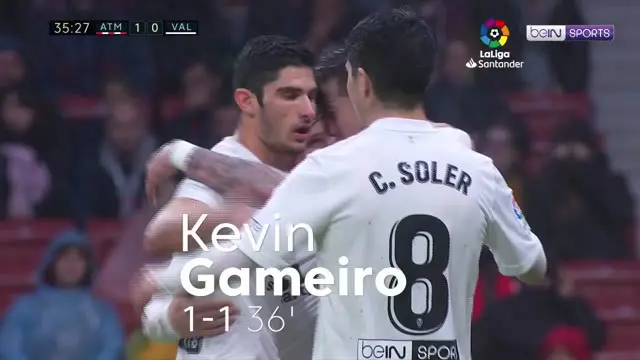 VIDEO: Menang atas Valencia, Atletico Madrid Tunda Pesta Juara Barcelona