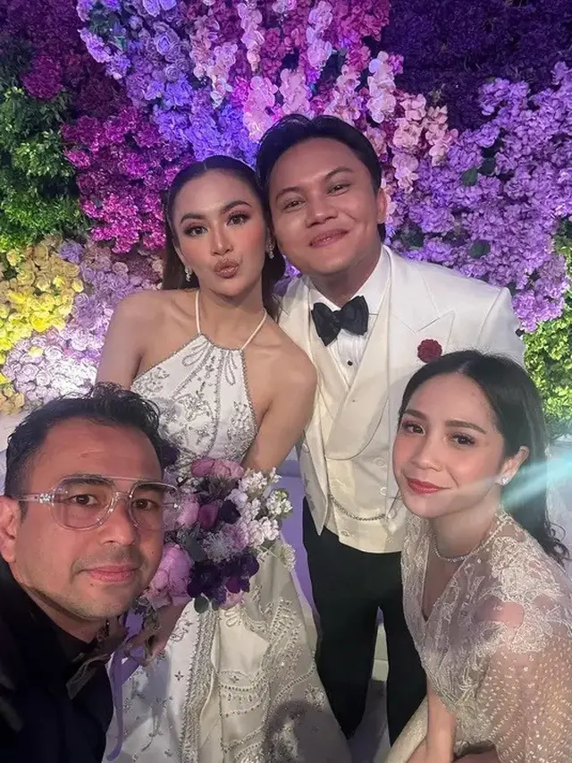 Nagita Slavina bersama sang suami Raffi Ahmad