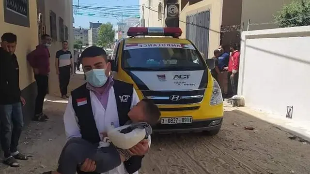 Ambulans bantuan warga Padang di Palestina. (Humas Kota Padang)