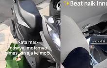 Montir Bengkel Tertegun Melihat Toyota Innova Mengangkut Honda Beat Seperti Motor Lipat