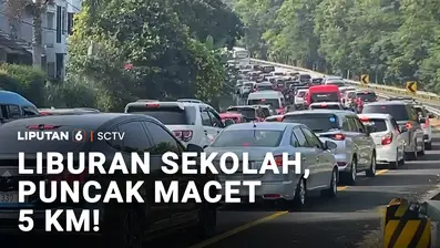Akhir pekan di masa liburan sekolah, apalagi tanggal muda dimanfaatkan warga untuk berwisata. Kemacetan menuju Puncak Bogor makin tak terhindarkan.