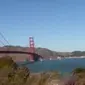 Menikmati liburan ke Taman Rekreasi Nasional Golden Gate, San Francisco, California, Amerika Serikat.