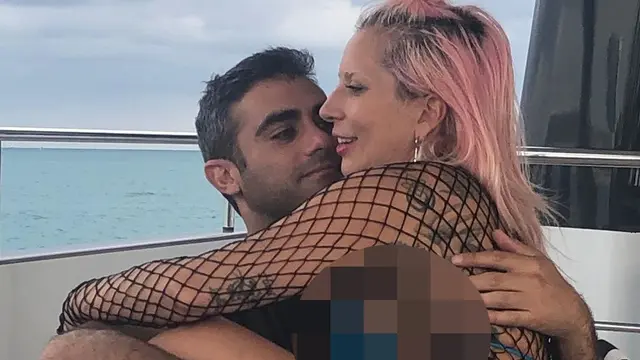 Lady Gaga dan kekasihnya, Michael Polansky.(Instagram/ ladygaga)