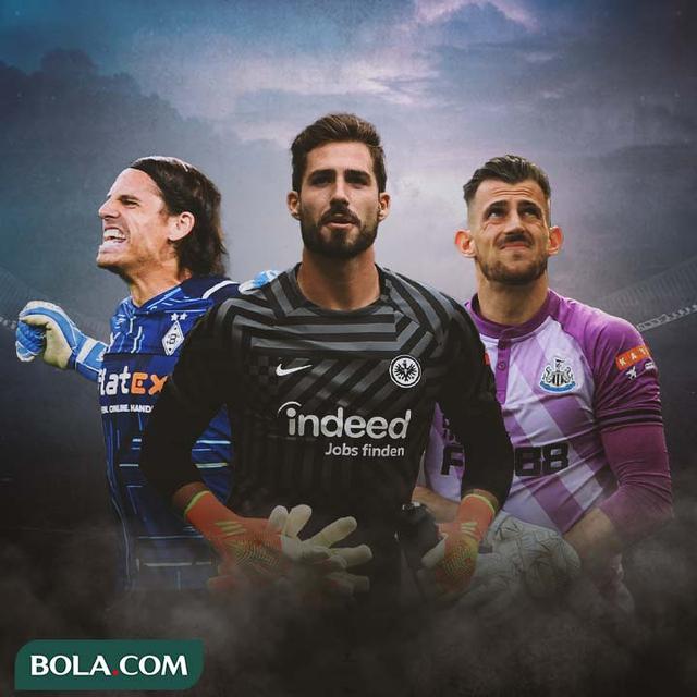 Ilustrasi - Yann Sommer, Kevin Trapp, Martin Dubravka