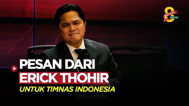 Berita Video, Erick Thohir berikan pesan untuk Timnas Indonesia sebelum jalani laga melawan Timnas Argentina