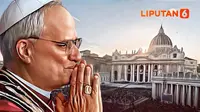Banner Infografis Era Baru Paus Leo XIV Asal AS dan Seruan Damai.&nbsp;(Liputan6.com/Abdillah)