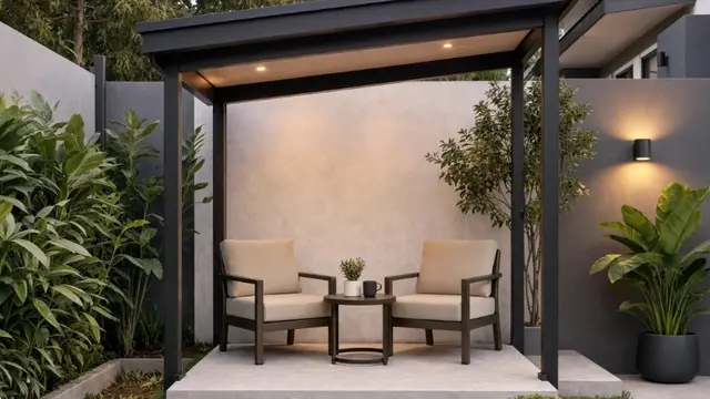 Model Gazebo Sederhana untuk Rumah Kecil (AI Generated)