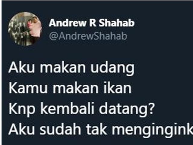 5 Pantun Aku Makan Udang Kamu Makan Ikan Ala Netizen Ini Kocak Banget Hot Liputan6 Com