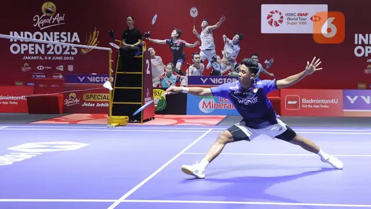 Foto: Tampil Meyakinkan, Alwi Farhan Singkirkan HS Prannoy dari Indonesia Open 2025