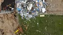 Pemandangan udara dari Backyard Fun Zone di blok 5600 Alpine Avenue NW di Kent County, Michigan pada hari Jumat, 25 Agustus 2023.  (Joel Bissell/Kalamazoo Gazette via AP)