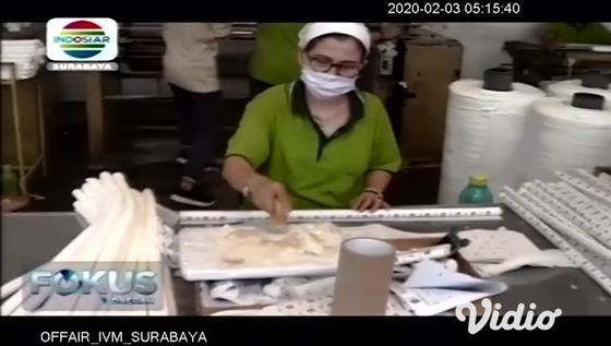VIDEO: Antisipasi Virus Corona, BUMD Pemprov Jatim Dongkrak Produksi Masker