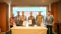 Penandatanganan Perjanjian Kerja Sama Induk dan Perjanjian Kerja Sama Komersial antara Pertamina Patra Niaga & Surya Dhoho Investama berlangsung pada Kamis (30/11) di Jakarta.