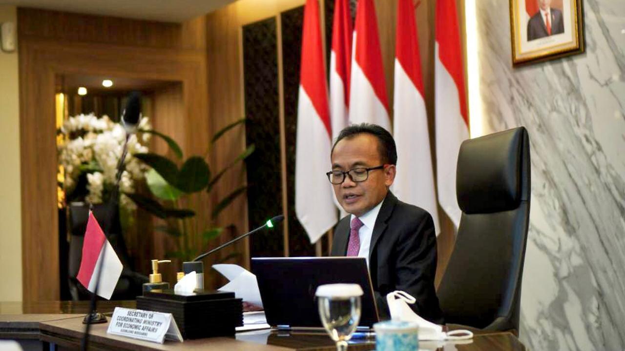 ekretaris Kementerian Koordinator Bidang Perekonomian Susiwijono Moegiarso