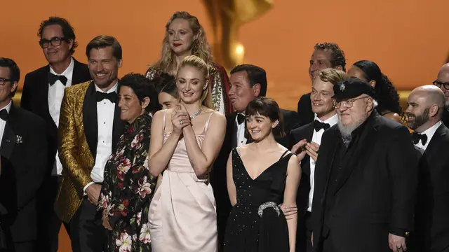 Para pemain Game of Thrones di Emmy Awards 2019 (Photo by Chris Pizzello/Invision/AP)