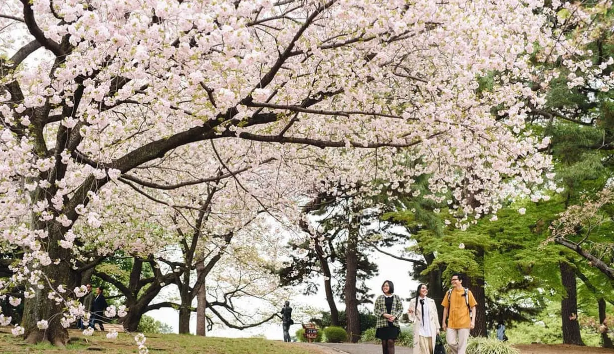 "Pliisss kami jangan dicemburui.. walau kami tau mungkin disana ada para istri yg ingin diperlakukan seperti foto ini atau ada suami yg sebaliknya inginkan istri berpose seperti ini tapi tidak bisa," tulis Dewi Gita. (Instagram/dewigita01)