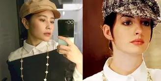 Dalam unggahan terbarunya, Prilly Latuconsina mencuri perhatian dengan penampilannya yang terinspirasi dari salah satu momen fashion paling ikonik dalam dunia sinema, gaya Andy Sachs yang diperankan Anne Hathaway dalam film The Devil Wears Prada. [@prillylatuconsina96].