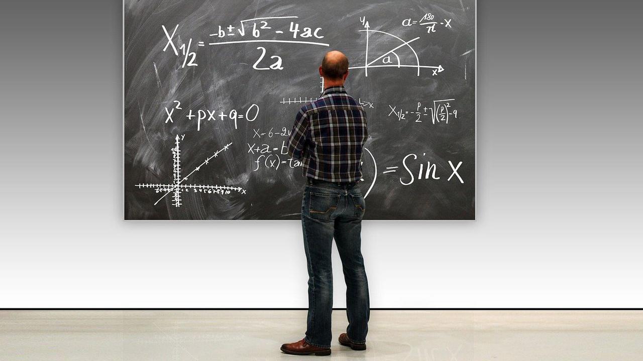 Ilustrasi guru, murid, belajar