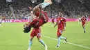 Dua gol kemenangan Kolombia atas Jerman seluruhnya tercipta di babak kedua. (AP Photo/Martin Meissner)