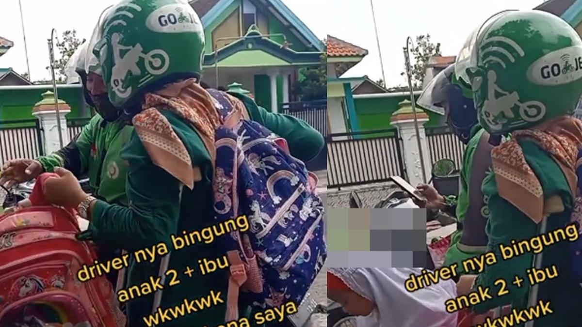 Auto Bingung, Driver Ojol Dapat Penumpang Seorang Ibu-ibu Bersama Kedua ...