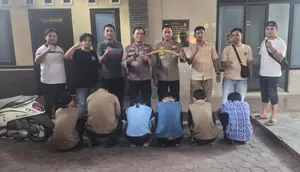 Bawa Celurit dan Parang, Tawuran Pelajar Pecah Dekat Mapolsek Labuhan Ratu