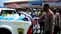 Menebar Pesan Kebaikan sambil Berbagi di Hari Lalin Bhayangkara ke-66
