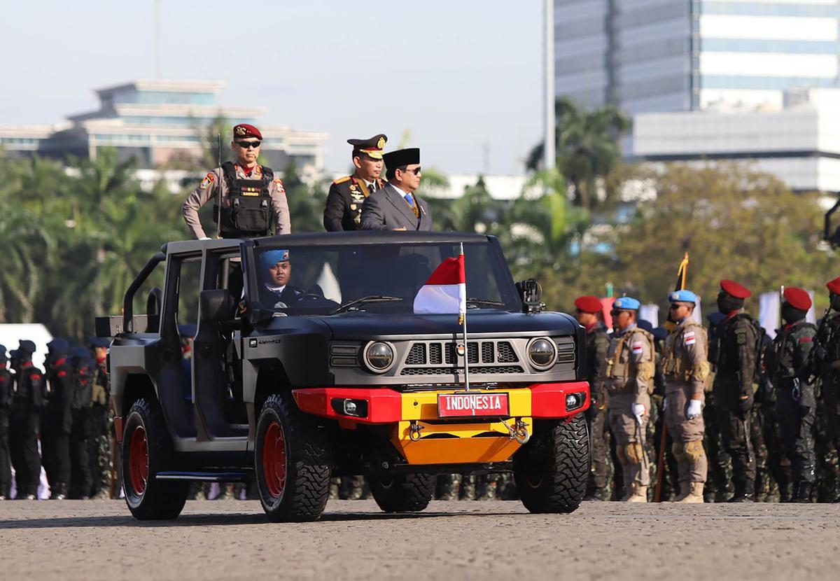 FOTO: HUT ke-79 Bhayangkara, Presiden Prabowo Serukan Polri Lebih Dekat ke Rakyat, Polri Pamer Teknologi Masa Depan